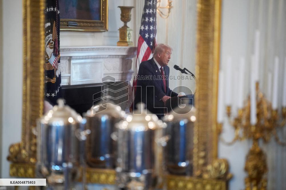 Trump With Republican Senators - Washington