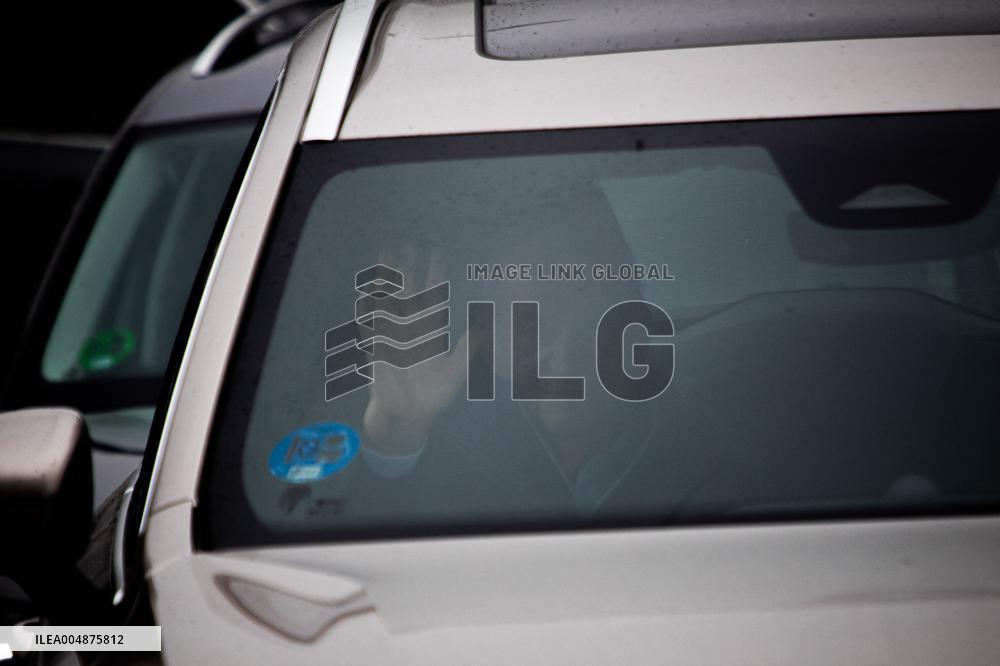 King Emeritus Juan Carlos I Arrives at Vigo Airport - Spain