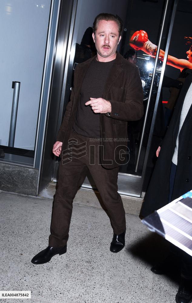 Celebs Leave Christy Screening - NYC