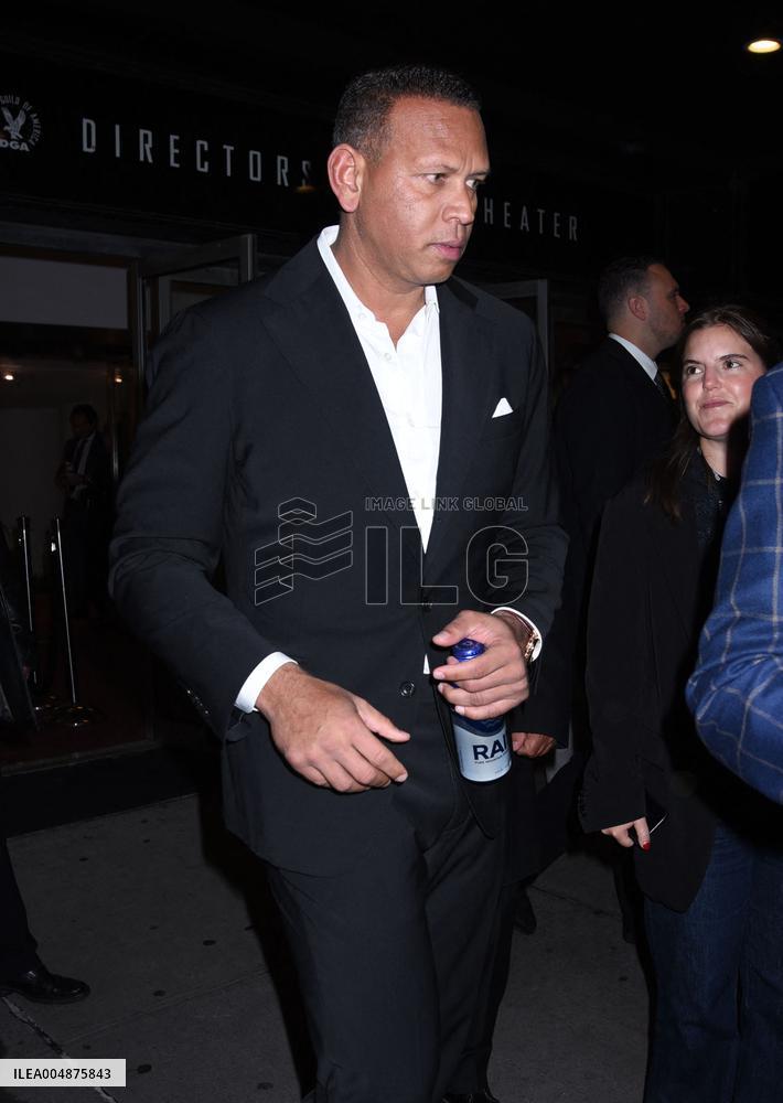 Celebs Leave Alex VS Arod Premiere - NYC