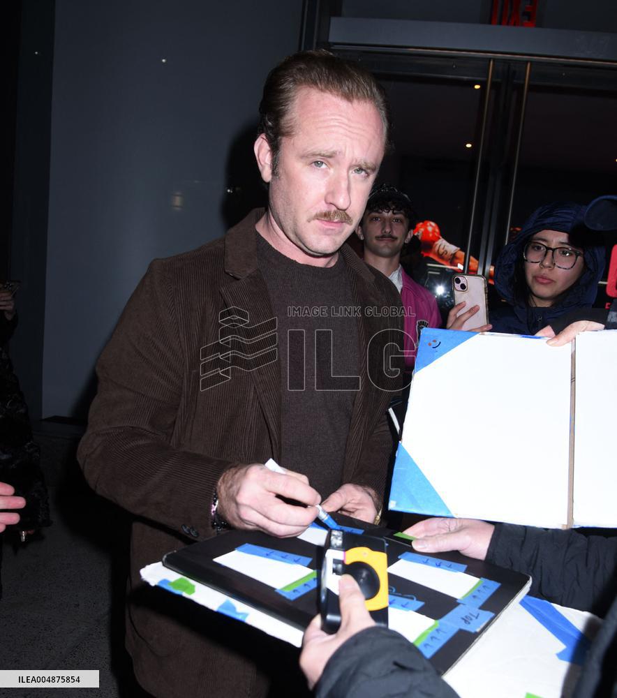 Celebs Leave Christy Screening - NYC