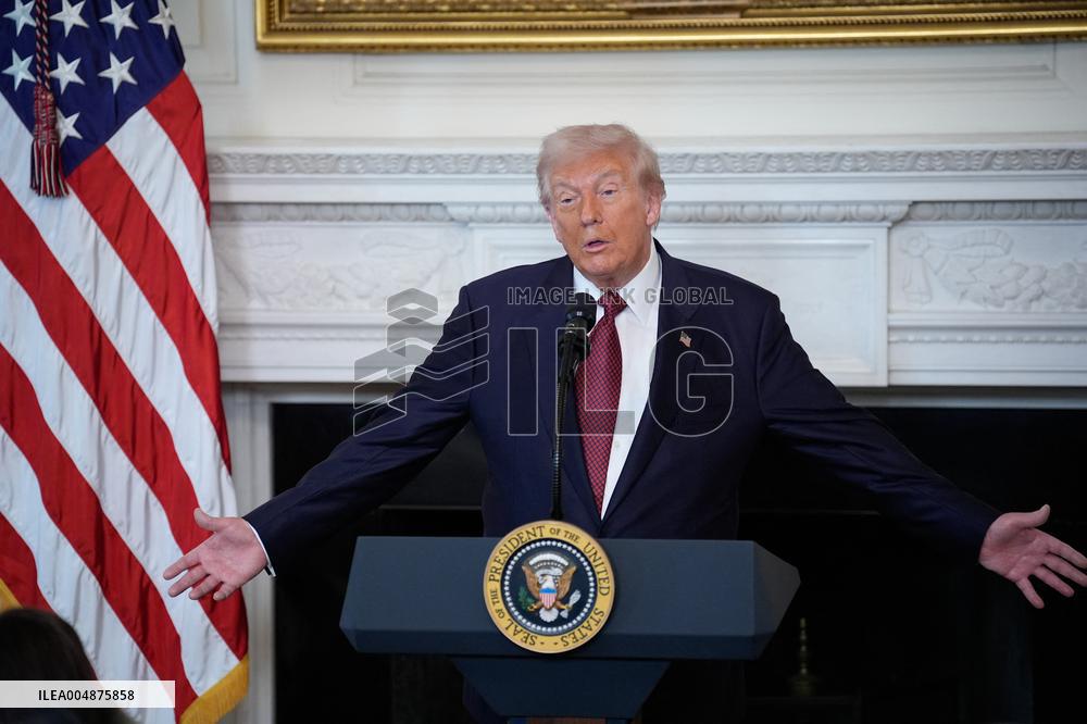 Trump With Republican Senators - Washington