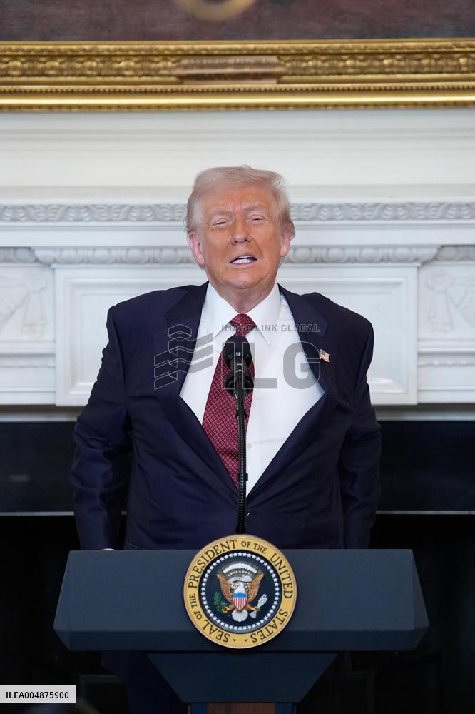 Trump With Republican Senators - Washington