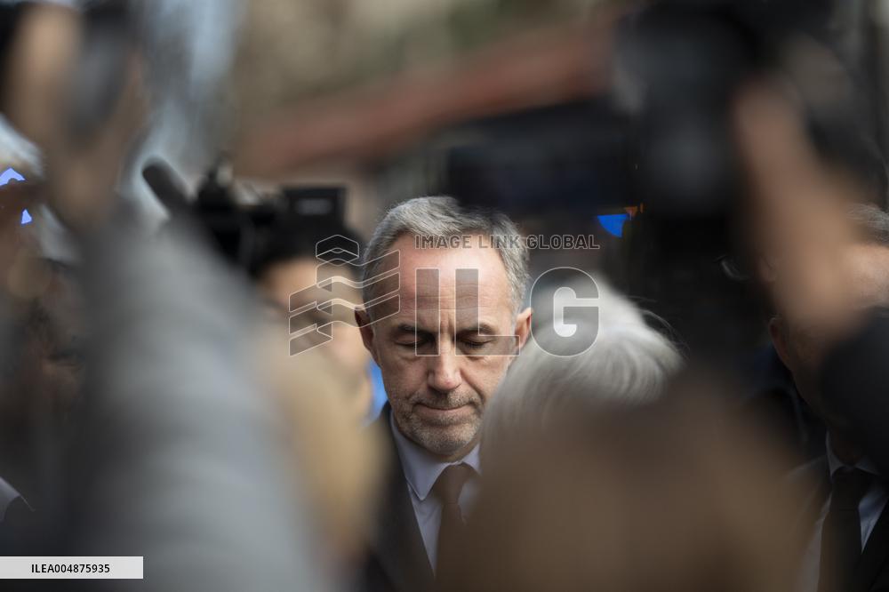 Emmanuel Gregoire In Front Of The BHV - Paris