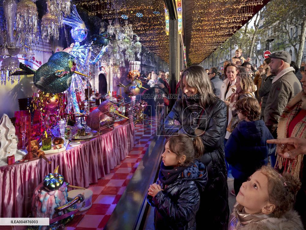 Illustration - Galeries Lafayette - Paris