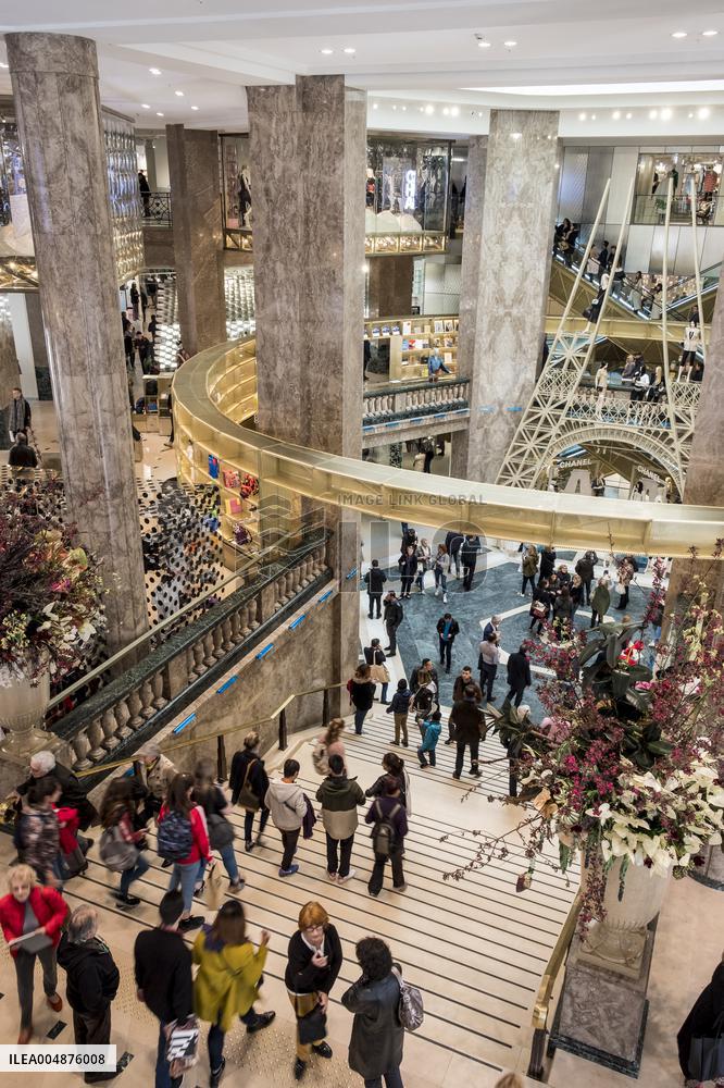 Illustration - Galeries Lafayette - Paris