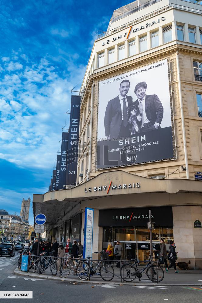 Illustration - Shein in BHV Paris