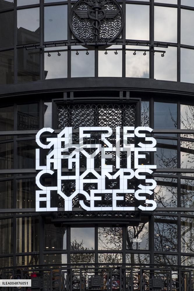 Illustration - Galeries Lafayette - Paris