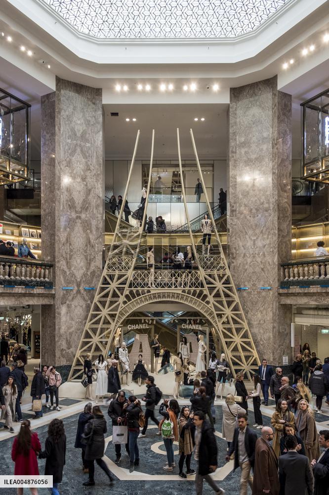 Illustration - Galeries Lafayette - Paris