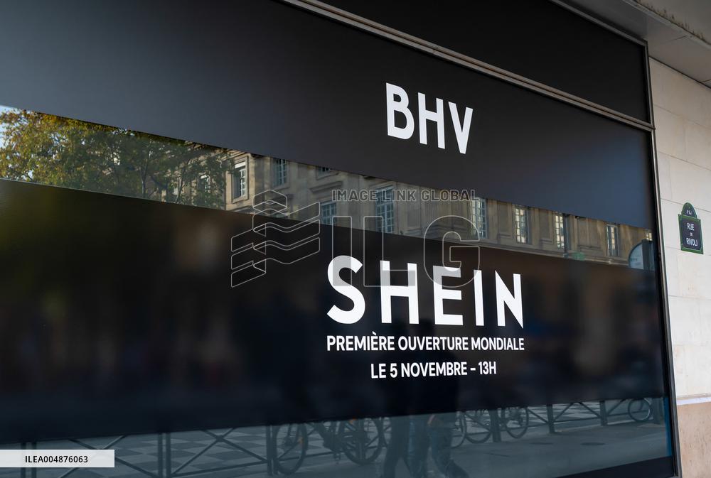 Illustration - Shein in BHV Paris
