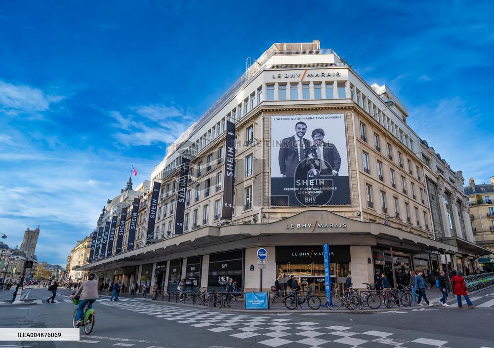 Illustration - Shein in BHV Paris