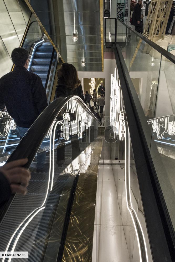 Illustration - Galeries Lafayette - Paris