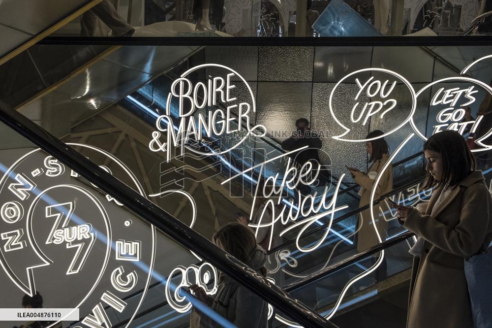 Illustration - Galeries Lafayette - Paris