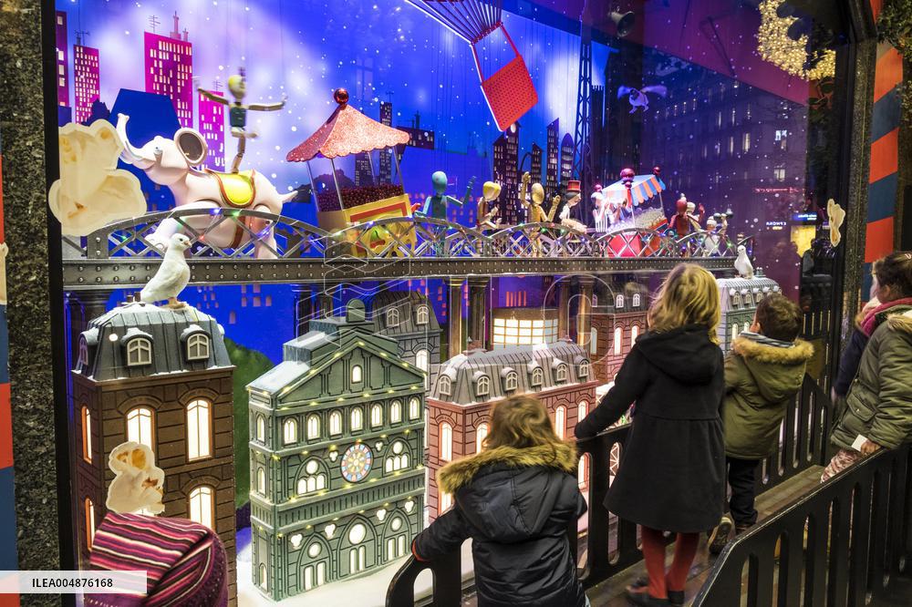 Illustration - Galeries Lafayette - Paris