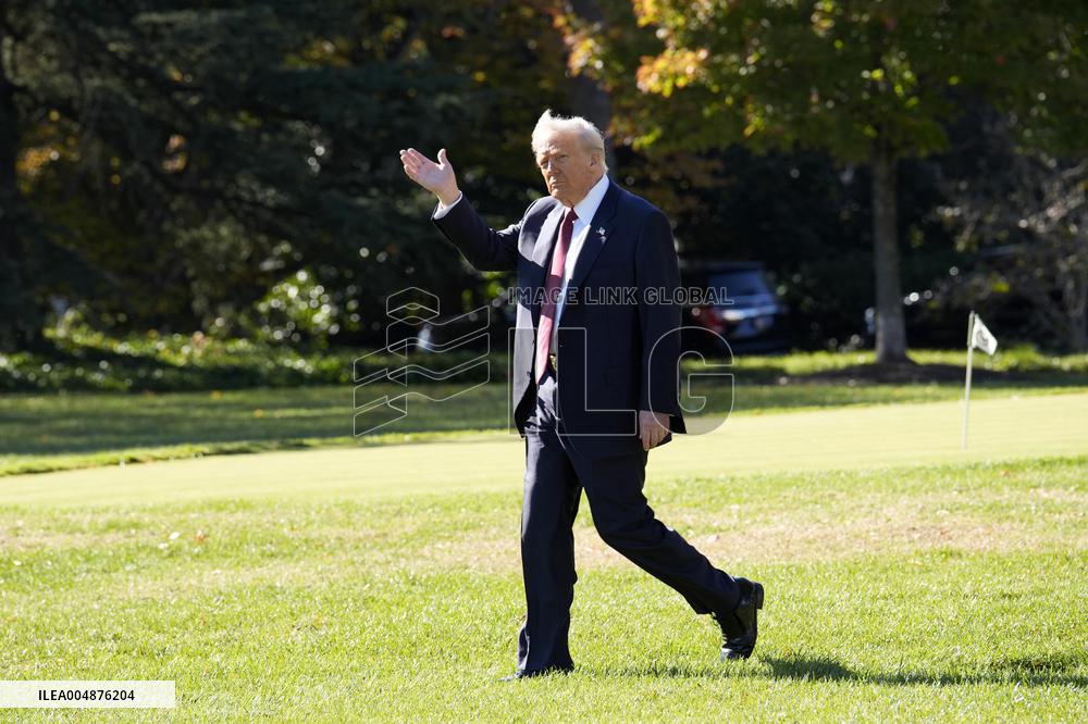 Donald Trump departs to Florida - Washington