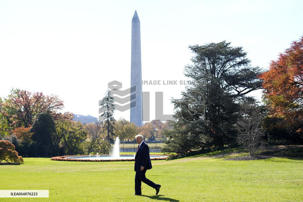 Donald Trump departs to Florida - Washington