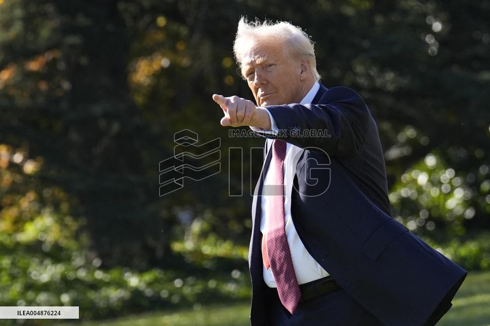 Donald Trump departs to Florida - Washington