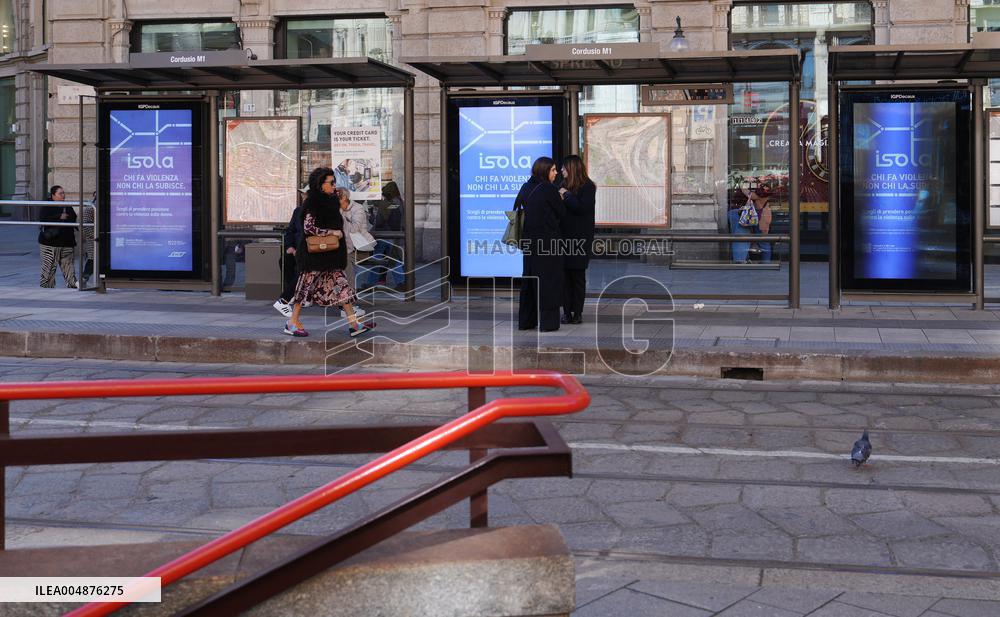 ATM Campaign Against Violence Press Conference - Milan