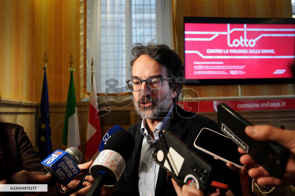 ATM Campaign Against Violence Press Conference - Milan