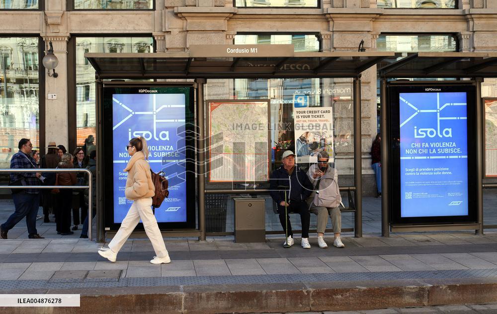 ATM Campaign Against Violence Press Conference - Milan