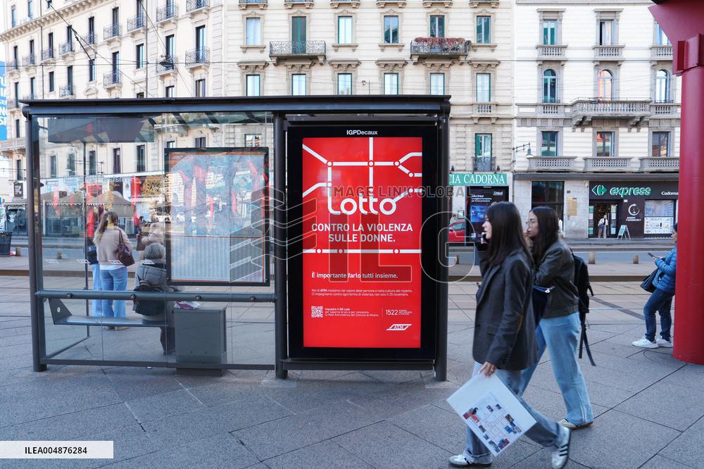 ATM Campaign Against Violence Press Conference - Milan