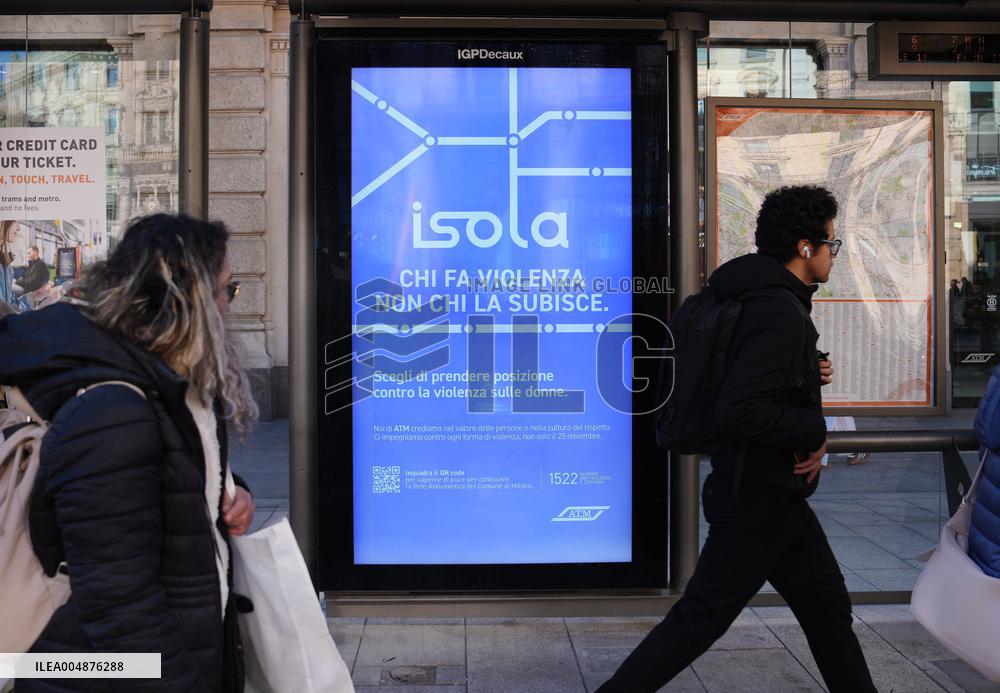 ATM Campaign Against Violence Press Conference - Milan