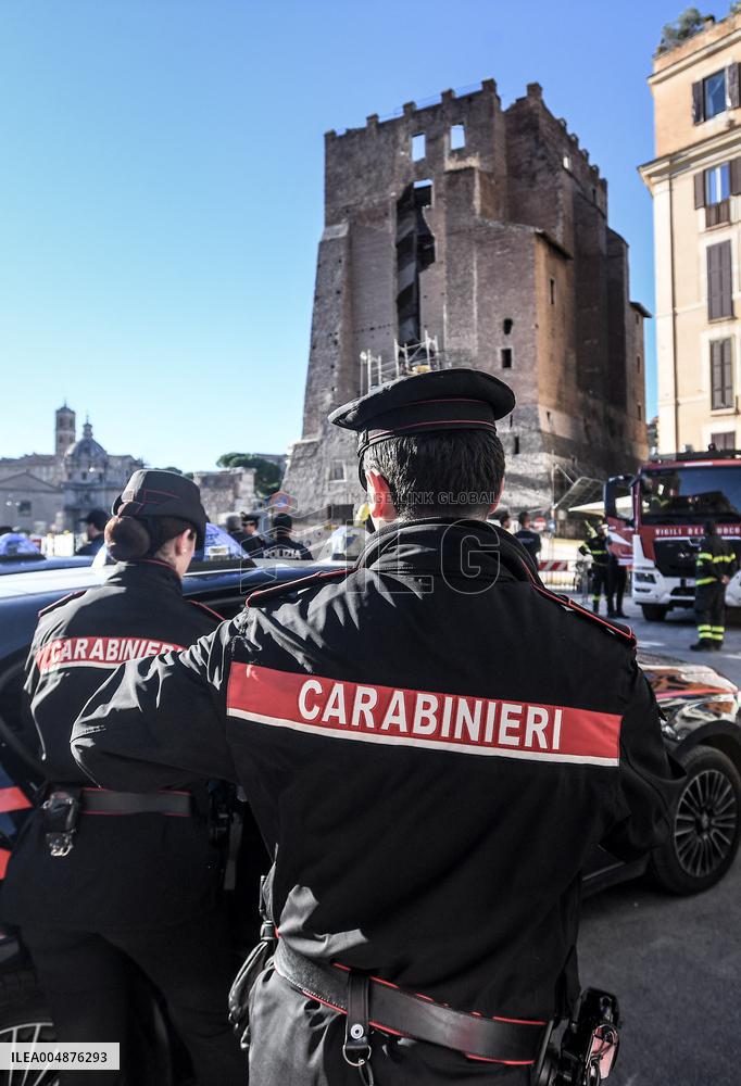Drone Survey After Torre dei Conti Collapse - Rome