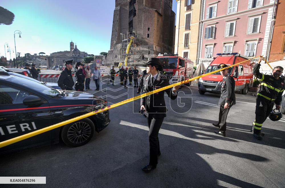 Drone Survey After Torre dei Conti Collapse - Rome