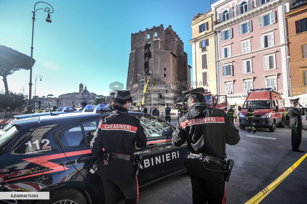 Drone Survey After Torre dei Conti Collapse - Rome