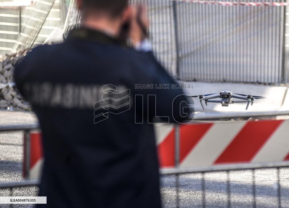 Drone Survey After Torre dei Conti Collapse - Rome