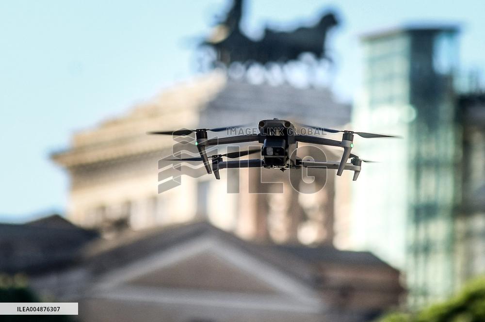 Drone Survey After Torre dei Conti Collapse - Rome