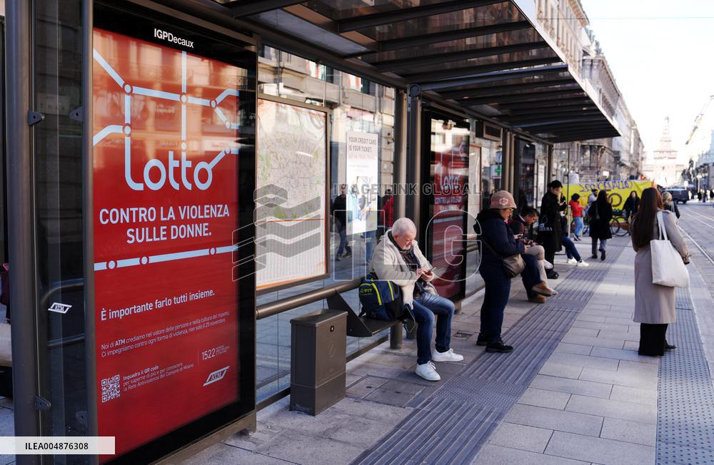 ATM Campaign Against Violence Press Conference - Milan