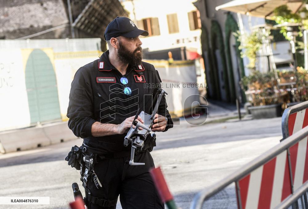 Drone Survey After Torre dei Conti Collapse - Rome