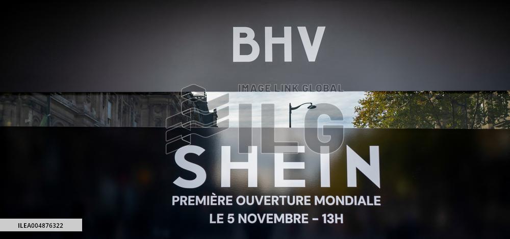 Illustration - Shein in BHV Paris
