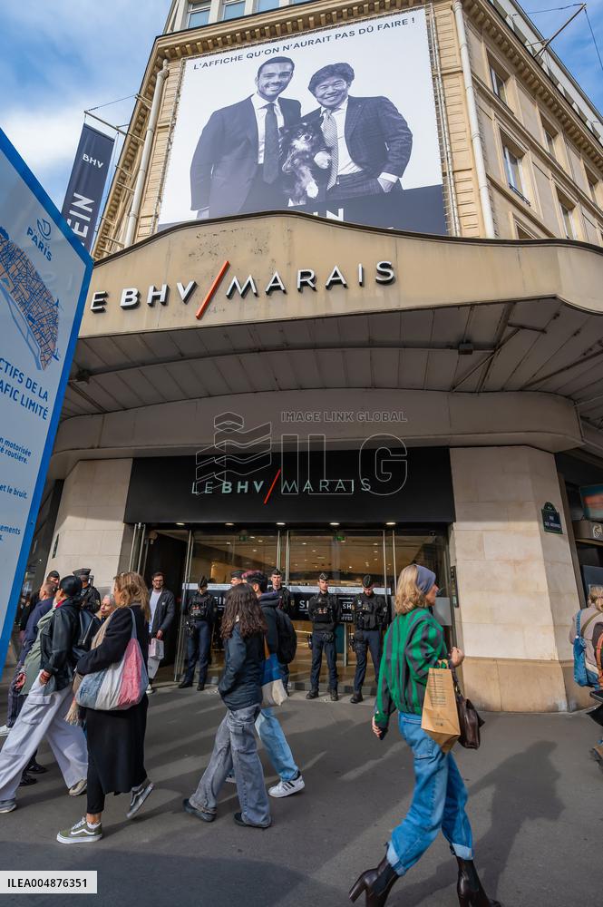 Illustration - Shein in BHV Paris