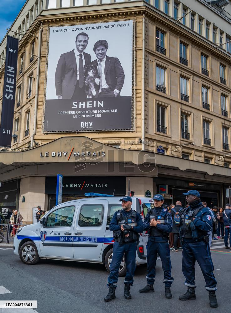 Illustration - Shein in BHV Paris