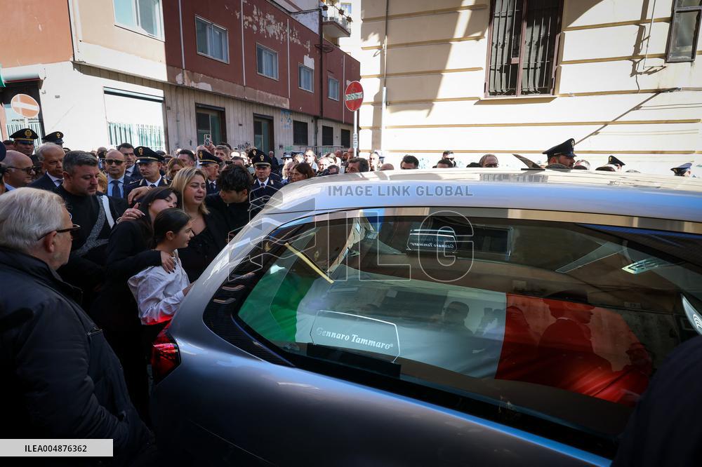 Funeral of State Police Chief In Naples - Italy