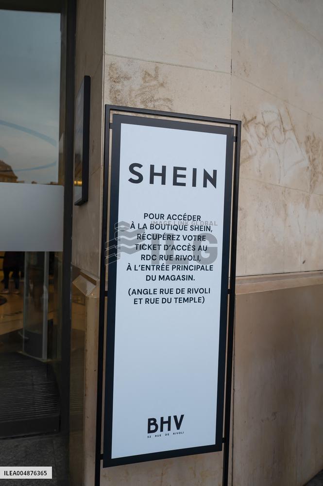 Illustration - Shein in BHV Paris