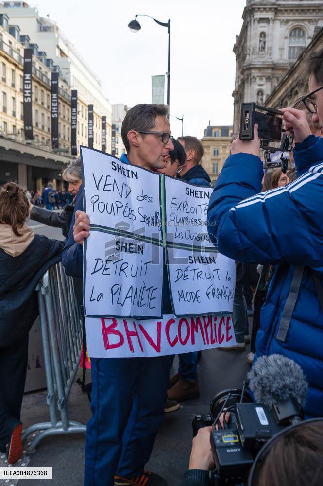 Illustration - Shein in BHV Paris