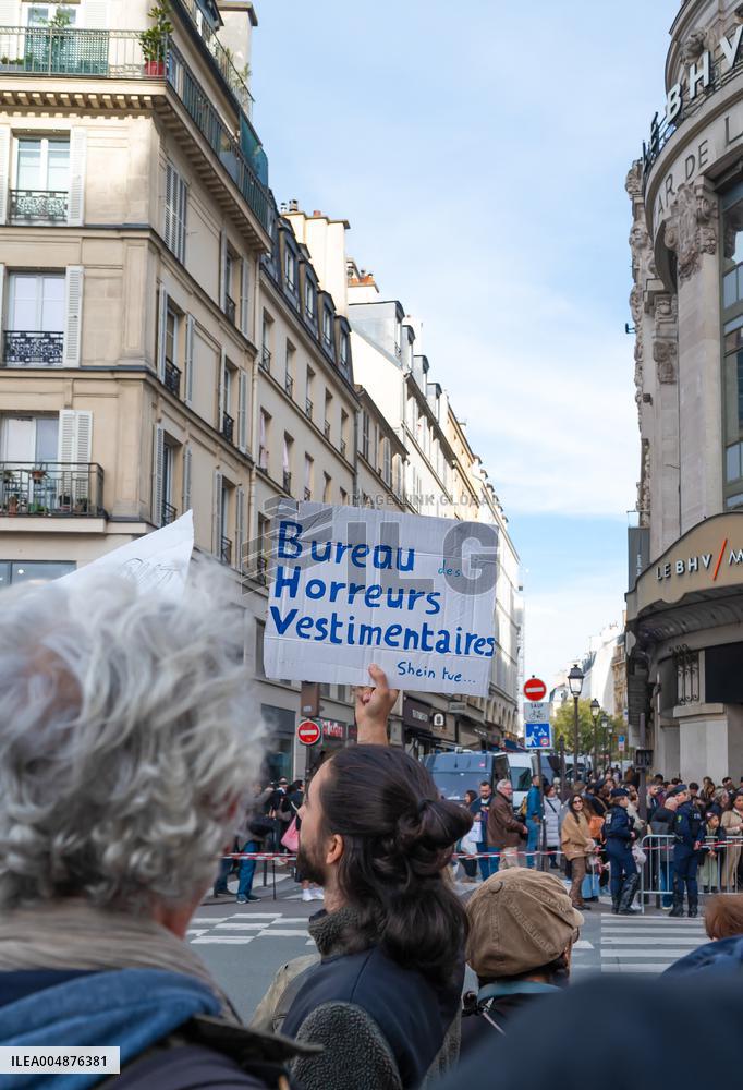 Illustration - Shein in BHV Paris