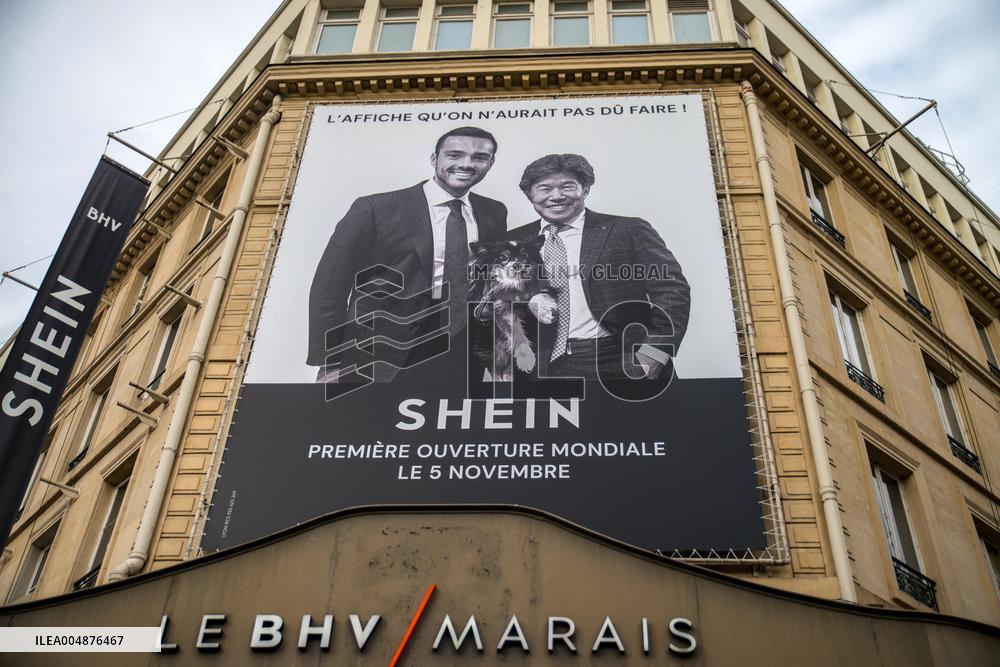 Shein Opens at BHV - Paris
