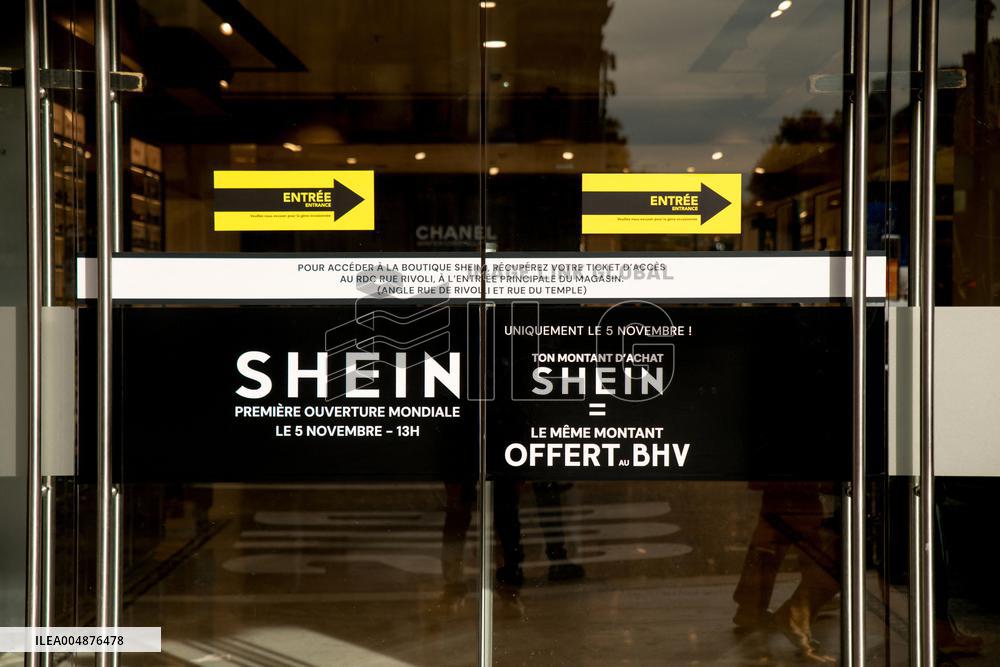Shein Opens at BHV - Paris