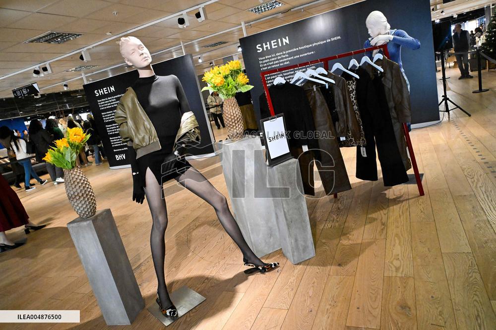 Shein Opens at BHV - Paris