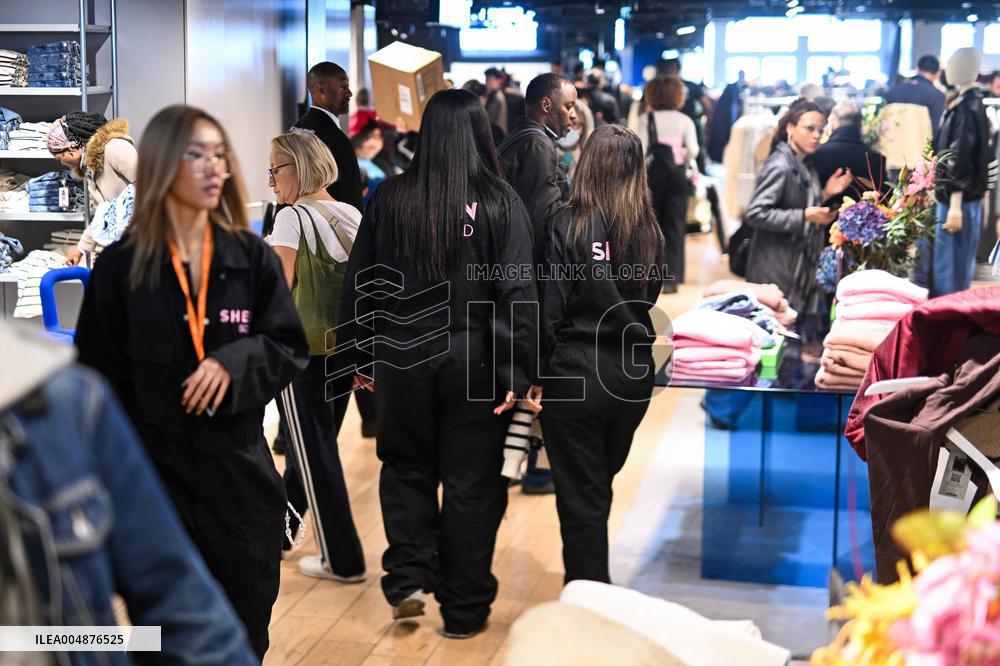 Shein Opens at BHV - Paris