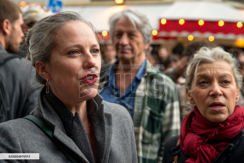 Protest Against Shein's Opening at BHV - Paris