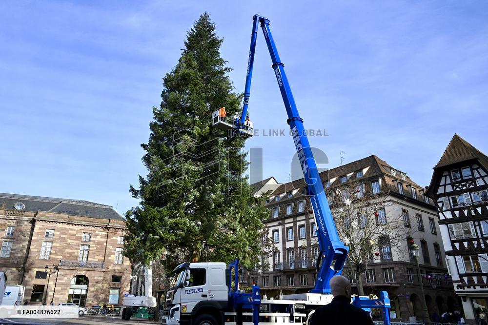 Strasbourg Is Preparing for The Festive Season - France