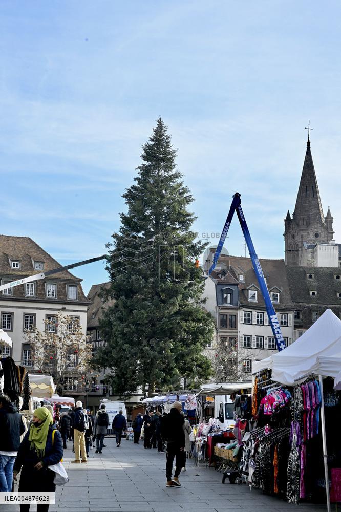Strasbourg Is Preparing for The Festive Season - France