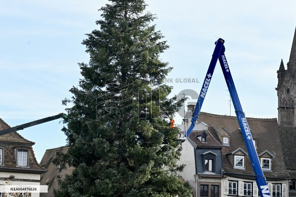 Strasbourg Is Preparing for The Festive Season - France
