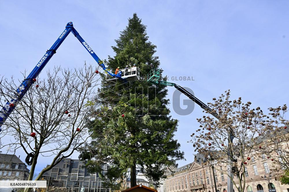 Strasbourg Is Preparing for The Festive Season - France