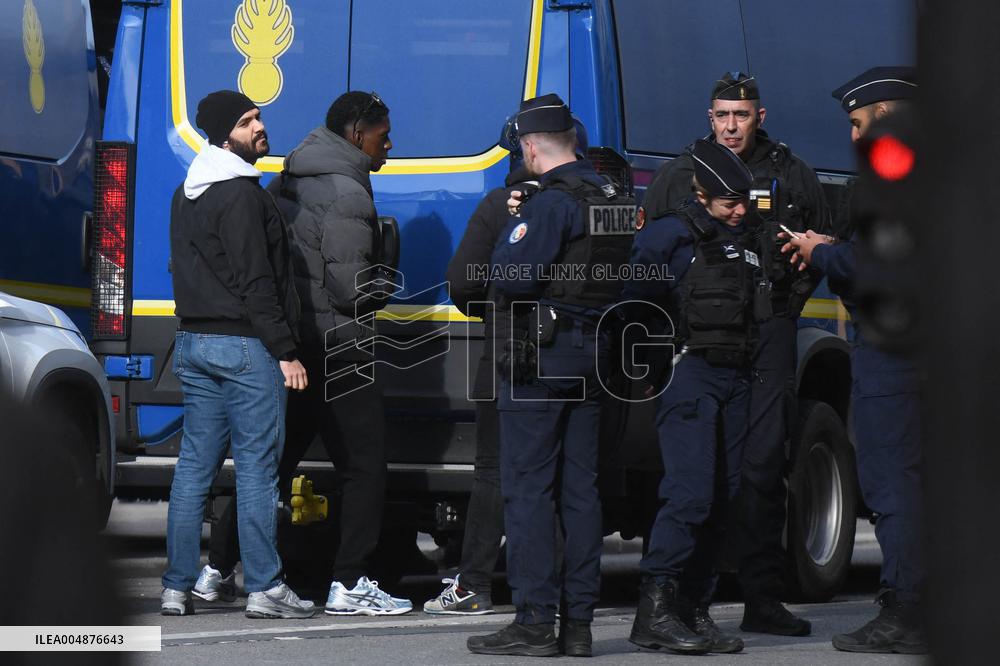 Influencer Wili la Prod Near the BHV Store - Paris